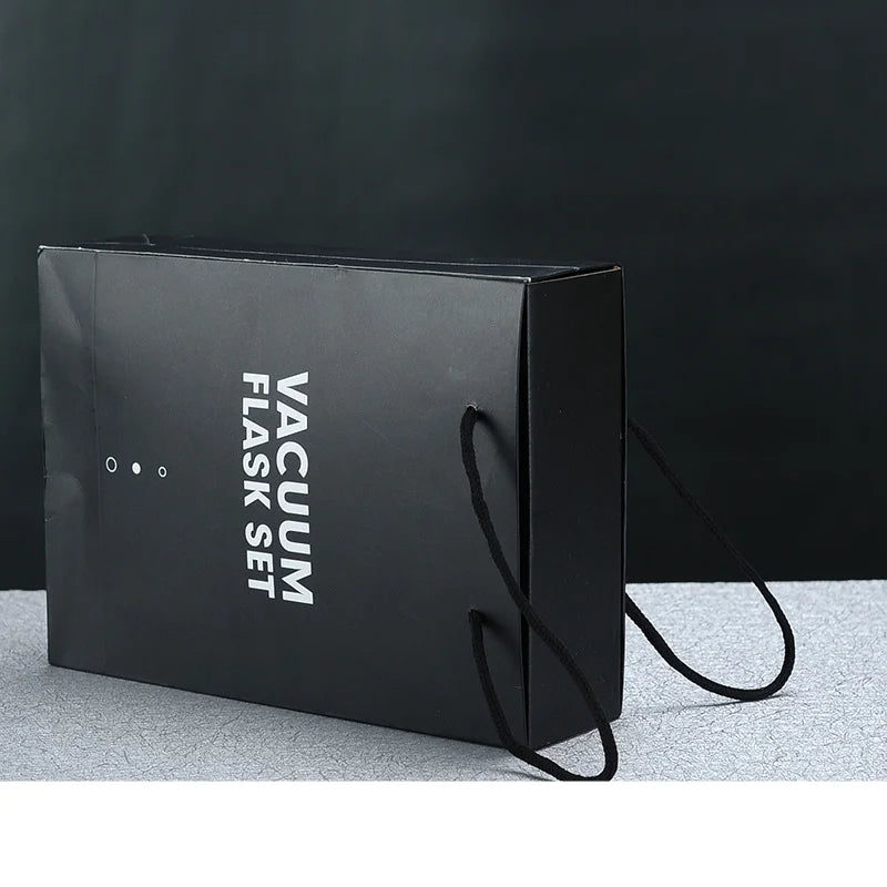 500ml Stainless Steel Vacuum Flask Gift Set – Insulated Thermos Bottle with 2 Cups