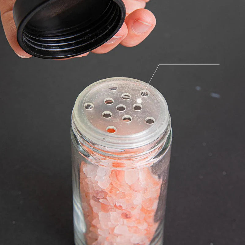 18-Jar Rotating Spice Rack – Glass Seasoning Storage Organizer Set