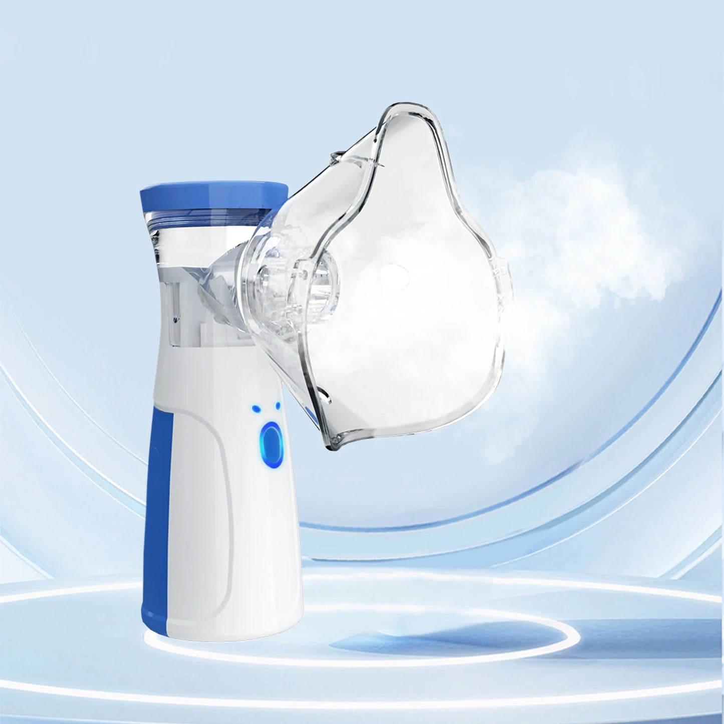 Portable Nano Mist Facial Steamer – Rechargeable 2-in-1 Humidifier & Skin Hydrator