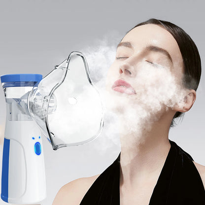 Portable Nano Mist Facial Steamer – Rechargeable 2-in-1 Humidifier & Skin Hydrator