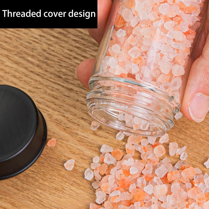 18-Jar Rotating Spice Rack – Glass Seasoning Storage Organizer Set