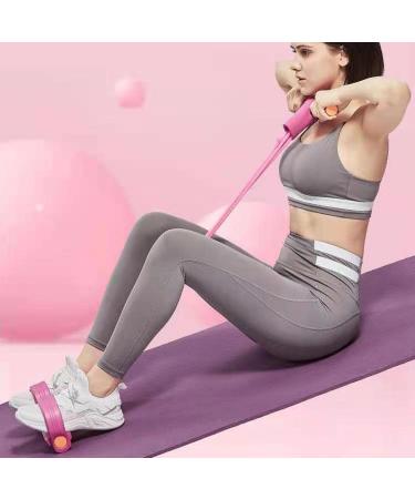 4-Tube Pedal Resistance Band – Full Body Fitness Exercise Band with Handles