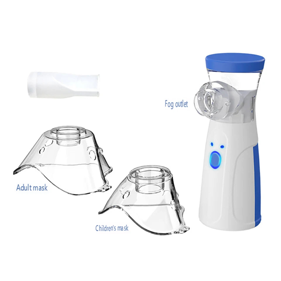 Portable Nano Mist Facial Steamer – Rechargeable 2-in-1 Humidifier & Skin Hydrator