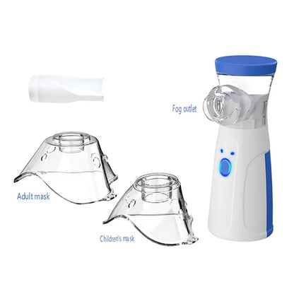 Portable Nano Mist Facial Steamer – Rechargeable 2-in-1 Humidifier & Skin Hydrator