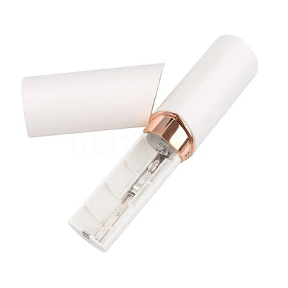 Mini Electric Facial Hair Remover – Painless Women's Trimmer with LED Light
