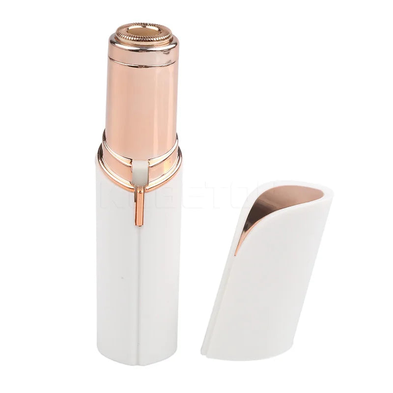 Mini Electric Facial Hair Remover – Painless Women's Trimmer with LED Light