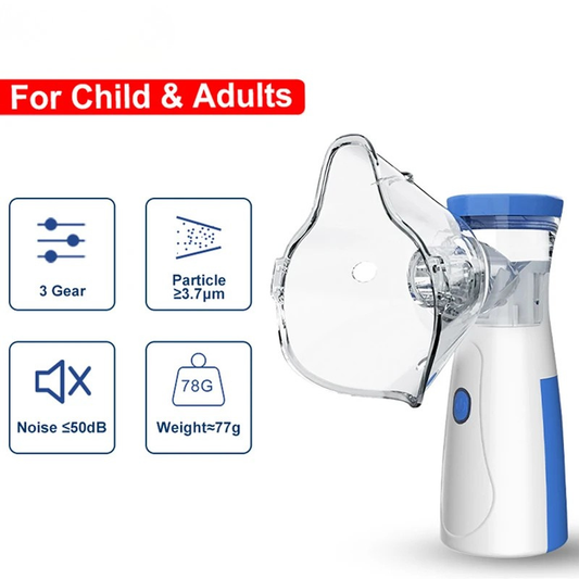 Portable Nano Mist Facial Steamer – Rechargeable 2-in-1 Humidifier & Skin Hydrator