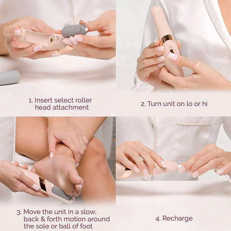 Electric Callus Remover – Rechargeable Foot File & Pedicure Tool for Smooth Feet