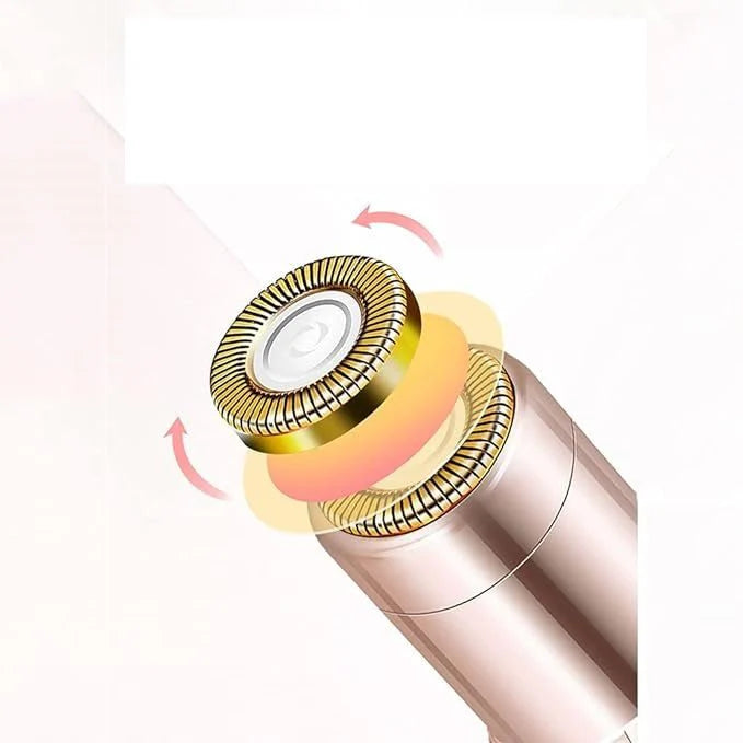 Mini Electric Facial Hair Remover – Painless Women's Trimmer with LED Light