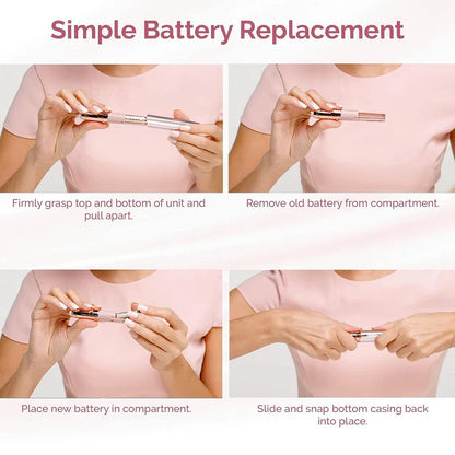 Electric Eyebrow Trimmer for Women – Precision Facial Hair Remover