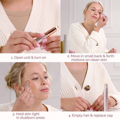 Electric Eyebrow Trimmer for Women – Precision Facial Hair Remover