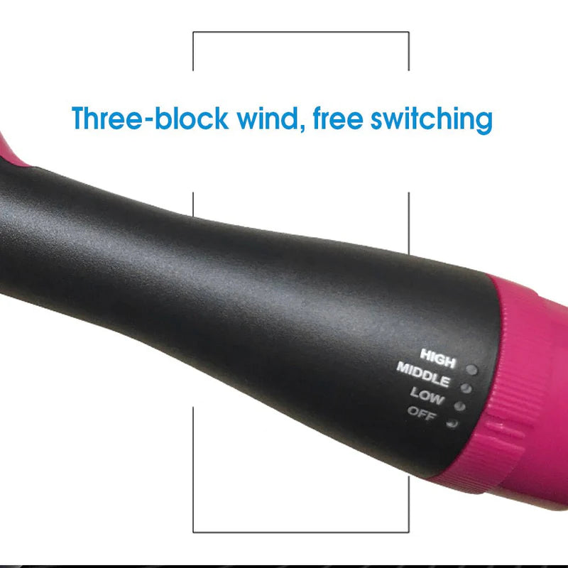 4-in-1 Hot Air Brush – Hair Dryer, Straightener, Curler & Volumizer